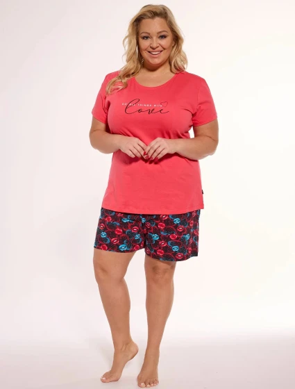 Dámské pyžamo model 19529980 With Love růžové - Cornette