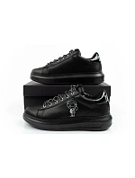 pánské boty model 22056013 tenisky přírodní kůže černé - Karl Lagerfeld