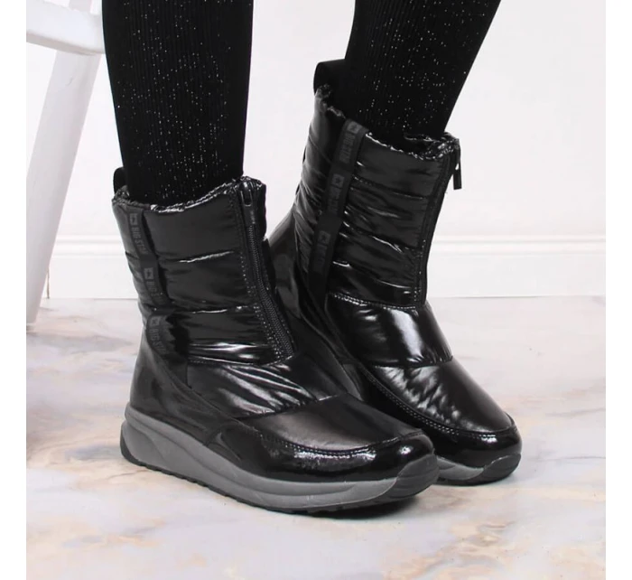 Dámske metalické snežnice W INT1785B - Big Star