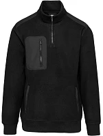 905 Pracovní fleecová mikina s 1/4 zipem model 22514411 black - WK 905 Pracovní fleecová mikina s 1/4 zipem model 22514411 black - WK