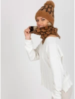 Tunelový šál AT KM CM 333 hnedý