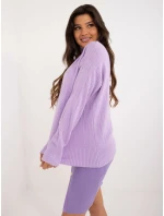 Sweter AT SW  jasny fioletowy model 20459103 - FPrice