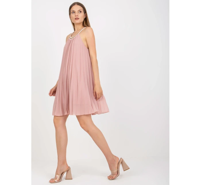 Šaty DHJ SK 0010.35 svetlo ružová