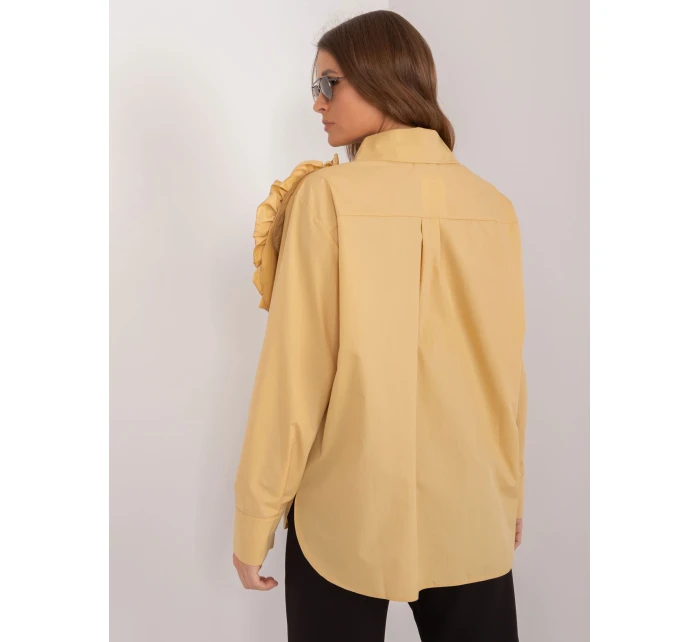 Koszula LK KS model 20095144 ciemny żółty - FPrice