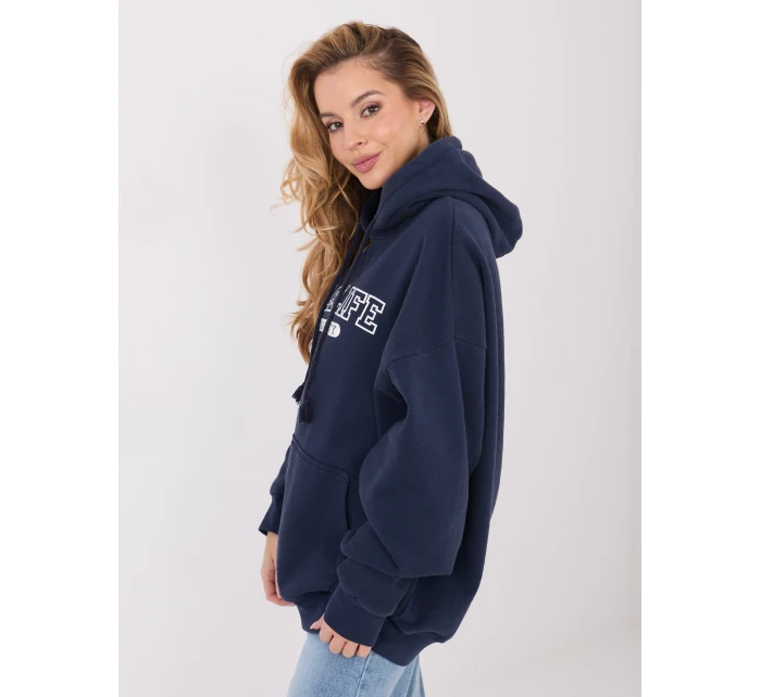 WT BL mikina A1066.53 tmavomodrá