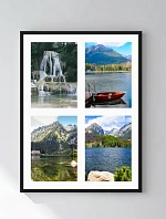Personalizovaný magický fotob obraz v ráme – 30×40 – koláž fotografií