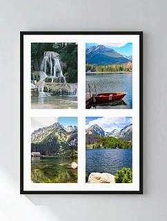 Personalizovaný magický fotob obraz v ráme – 30×40 – koláž fotografií