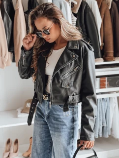 dámská kožená bunda ramones black Dstreet model 21973155 - FashionStreet