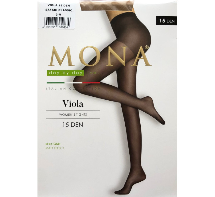Dámske pančuchové nohavice Mona Viola Matt Effect 5-XL 15 deň