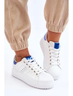 Damskie Sportowe Buty Biało-Niebieskie Be First! Damskie Sportowe Buty Biało-Niebieskie Be First!