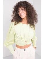 Bluzka 15578 limonkowy Bluzka 15578 limonkowy