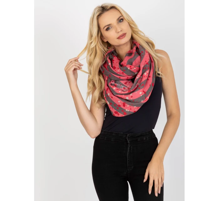 Tunelová šála AT KM model 21314336 růžová - FPrice