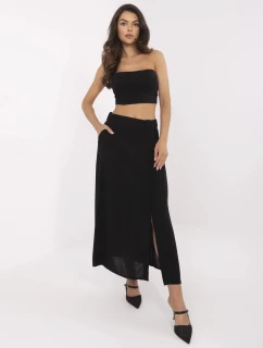 Sukňa D73761M50222A čierna