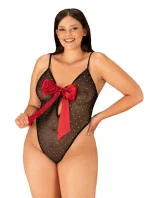 Elegantné body Tiene teddy 2XL/3XL - Obsessive