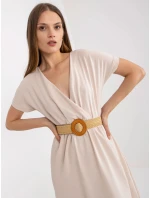 Dámské šaty CA SK model 21122199 Světle béžová - Rue Paris