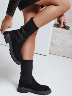 Dámské ponožkové boty černé Dstreet ZY1133