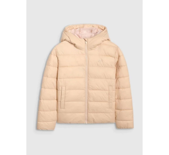 Dievčenská bunda so syntetickou výplňou 4F 4FJRAW25TDJAF0816-83S