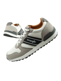 buty sportowe męskie sneakersy model 22002174 modne wygodne lekkie szare - Wrangler