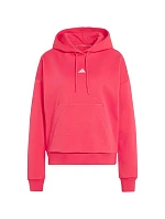 Dámská mikina adidas Essentials Small Logo Feel Cozy, růžová, KF8401 Dámská mikina adidas Essentials Small Logo Feel Cozy, růžová, KF8401