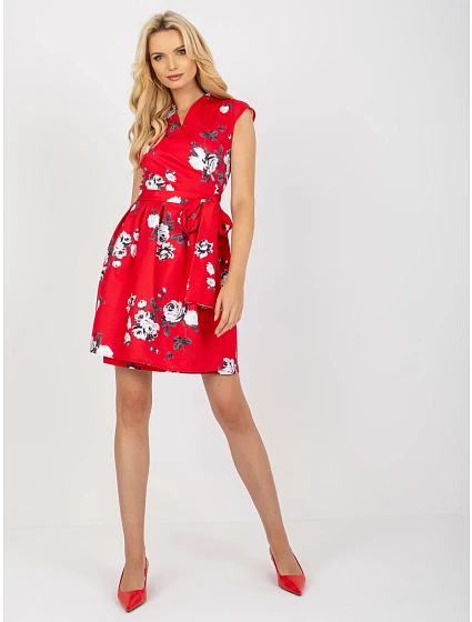 Dámské šaty LK SK model 17714681 červené - FPrice Dámské šaty LK SK model 17714681 červené - FPrice