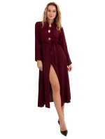 Sukienka MI SK model 21755214 bordowy - FPrice