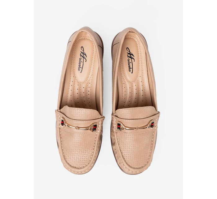 Pohodlné hnedé dámske topánky na klinoch Pohodlné hnedé dámske topánky na klinoch