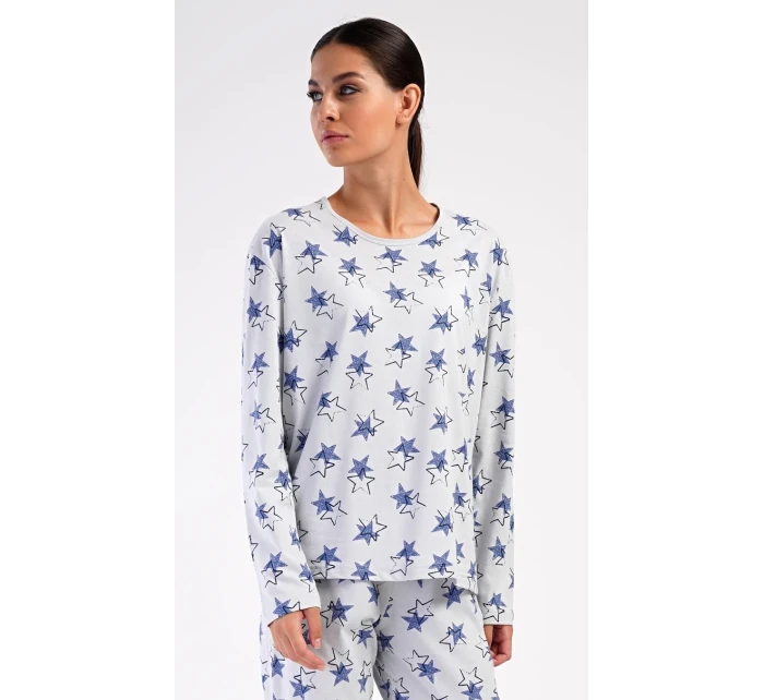 Dámské pyžamo dlouhé Stars
