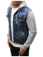 Pánska džínsová bunda modrá TX3293