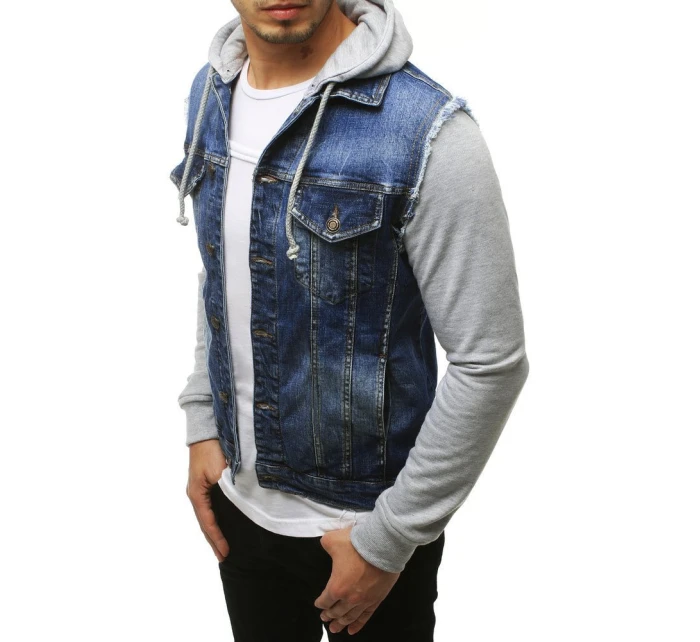 Pánska džínsová bunda modrá TX3293