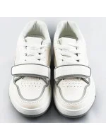 Bielo-šedé dámske dvojfarebné tenisky "adidasky" (AD-585)