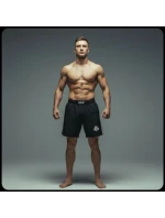 MMA šortky černé DBX model 21438647 - DBX Bushido