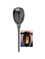 SOLÁRNA LAMPA TANCUJÚCE PLAMENE 10X10X79CM 36 LED