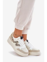 Dámské Sportovní Boty Na Platformě Leopardí Béžové model 21688963 - Boto