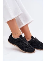 Dámské Sportovní Boty Z Eko Semiše Černé model 21701308 - Boto
