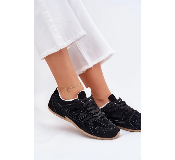 Dámské Sportovní Boty Z Eko Semiše Černé model 21701308 - Boto