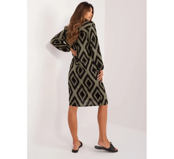 Šaty D73771M30427B khaki