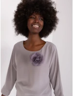 Blúzka LK BZ 506560.14P sivá