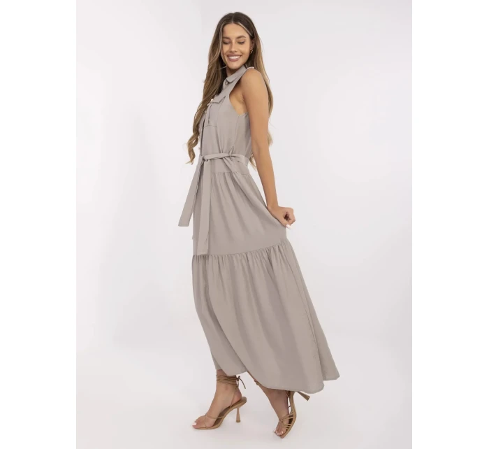 Sukienka MI SK model 21151298 szary - FPrice Sukienka MI SK model 21151298 szary - FPrice