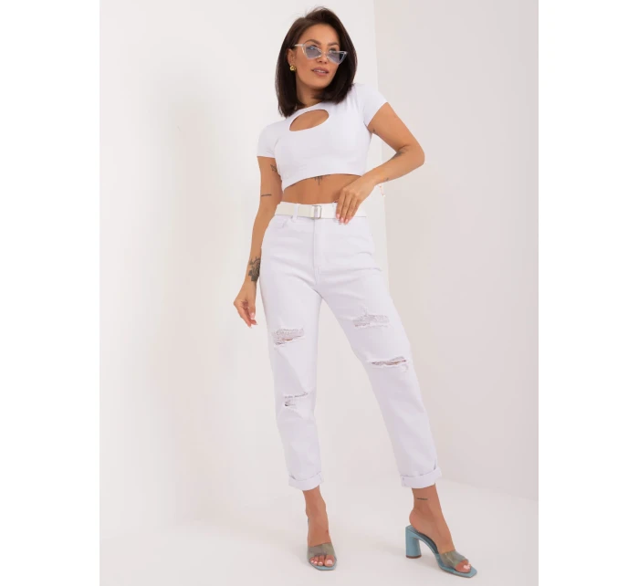 Spodnie jeans PM SP model 19712384 1.66 biały - FPrice