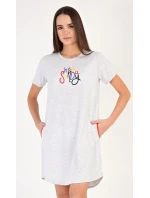 Dámské domácí šaty s krátkým rukávem Hey model 18728686 - Vienetta