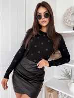 Dámský svetr black Dstreet model 21970865 - FashionStreet Dámský svetr black Dstreet model 21970865 - FashionStreet