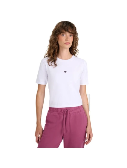 Dámske tričko 4F F2971 biele 4FWAW25TTSHF2971 10S Dámske tričko 4F F2971 biele 4FWAW25TTSHF2971 10S