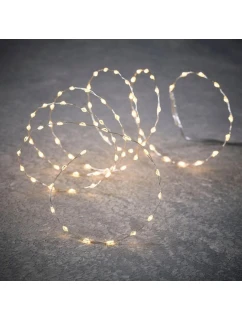 LAMPKI NA GIRLANDA 90 LED BIAŁY FLASH model 21832646 - LUCA