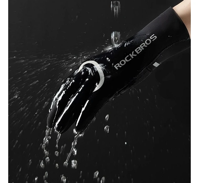 Cyklistické rukavice  velikost: S/M černé model 22083572 - Rockbros