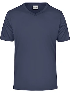 JN Pánské sportovní tričko s výstřihem do V 02.0 navy model 22413792 - Daiber