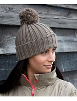 R Pletená čepice s bambulí 28. royal model 22424916 - Result Headwear R Pletená čepice s bambulí 28. royal model 22424916 - Result Headwear