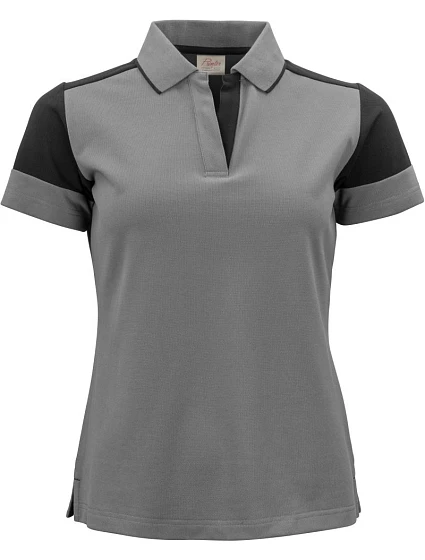 Printer Prime Polo Women Dámske piqué polo z hrubej bavlny 61.5025 antracitová/čierna Printer Prime Polo Women Dámske piqué polo z hrubej bavlny 61.5025 antracitová/čierna