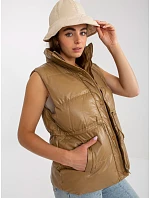 Kamizelka AI KZ camelowy model 22366177 - FPrice Kamizelka AI KZ camelowy model 22366177 - FPrice