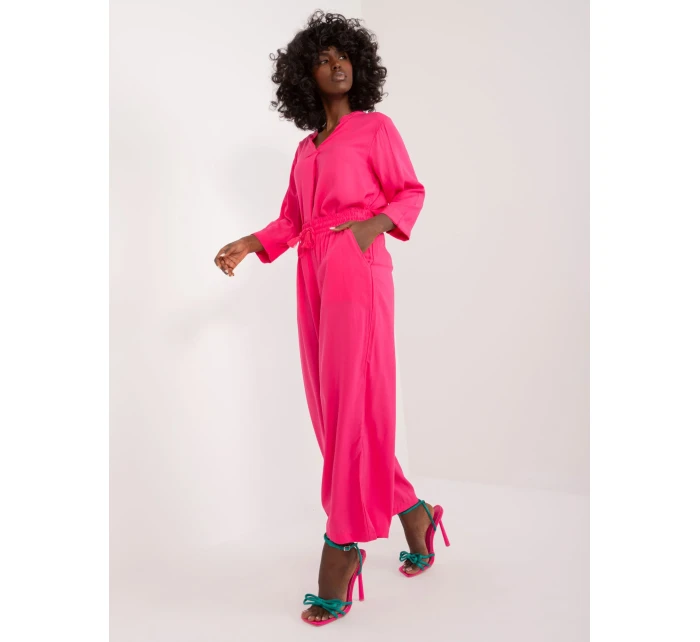 Nohavice D73761M62237D fuchsiová Nohavice D73761M62237D fuchsiová