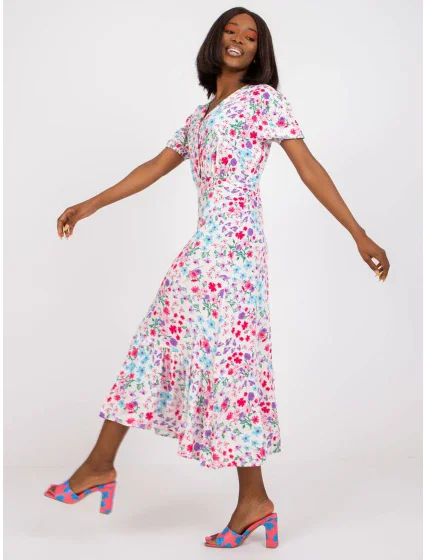 Dámske šaty-RO-SK-ELB-2314-1.39X-ecru Dámske šaty-RO-SK-ELB-2314-1.39X-ecru